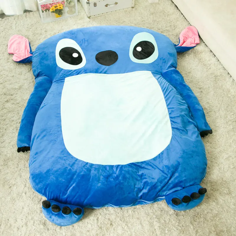 120x200CM Planetdog Stich One Piece Design Lazy Sofa Bed Cover Tatami Mat Without Filler Cotton Inside