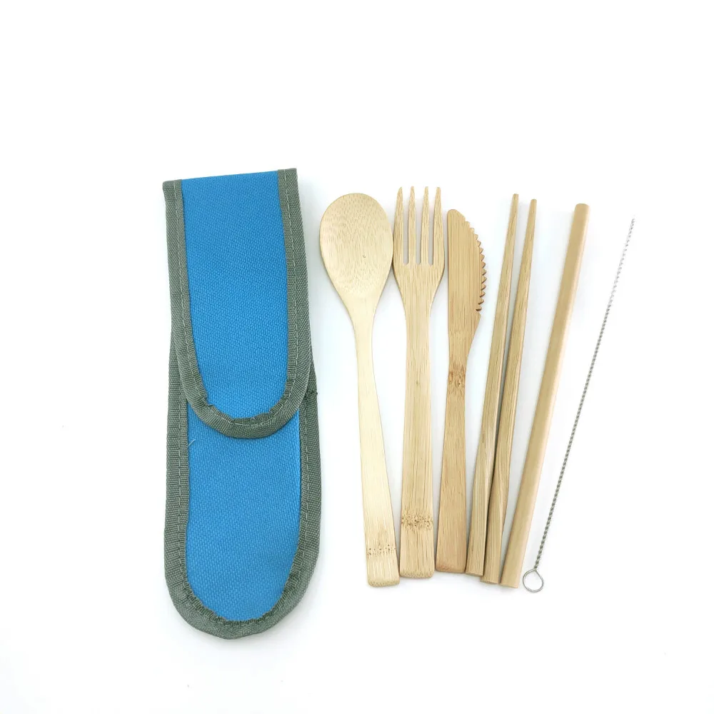 Bamboo cutlery set (10)