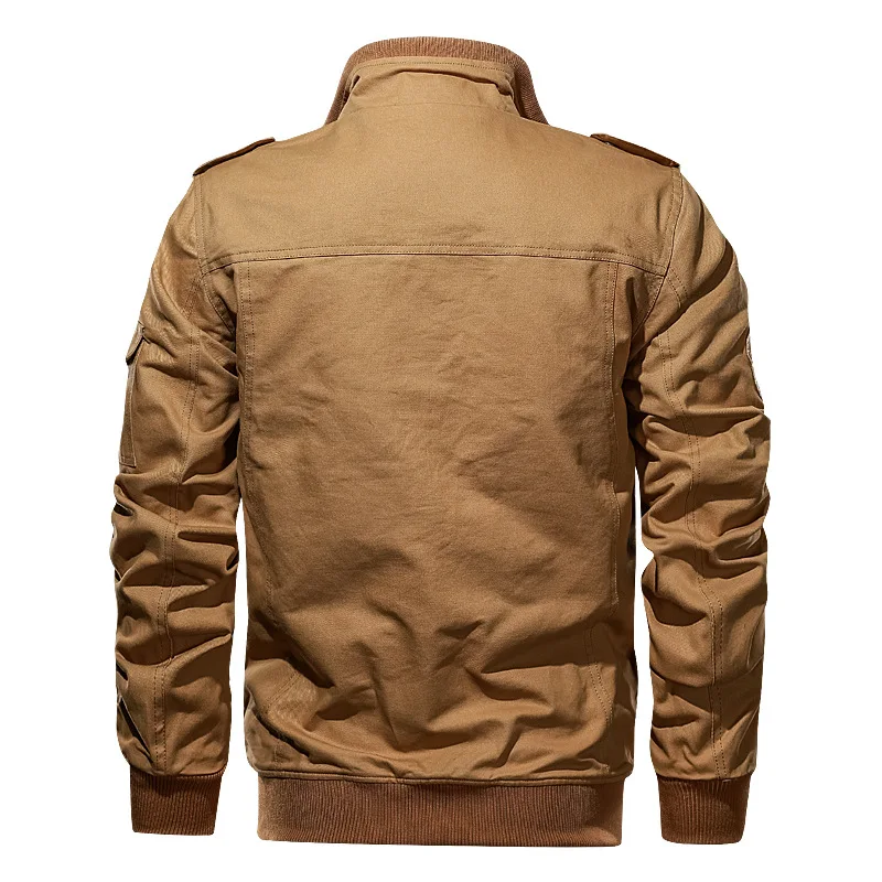 

New Style 2019 Spring And Autumn Large Size Jacket Men's Multi-pockets Workwear Outdoor Casual Loose-Fit Coat