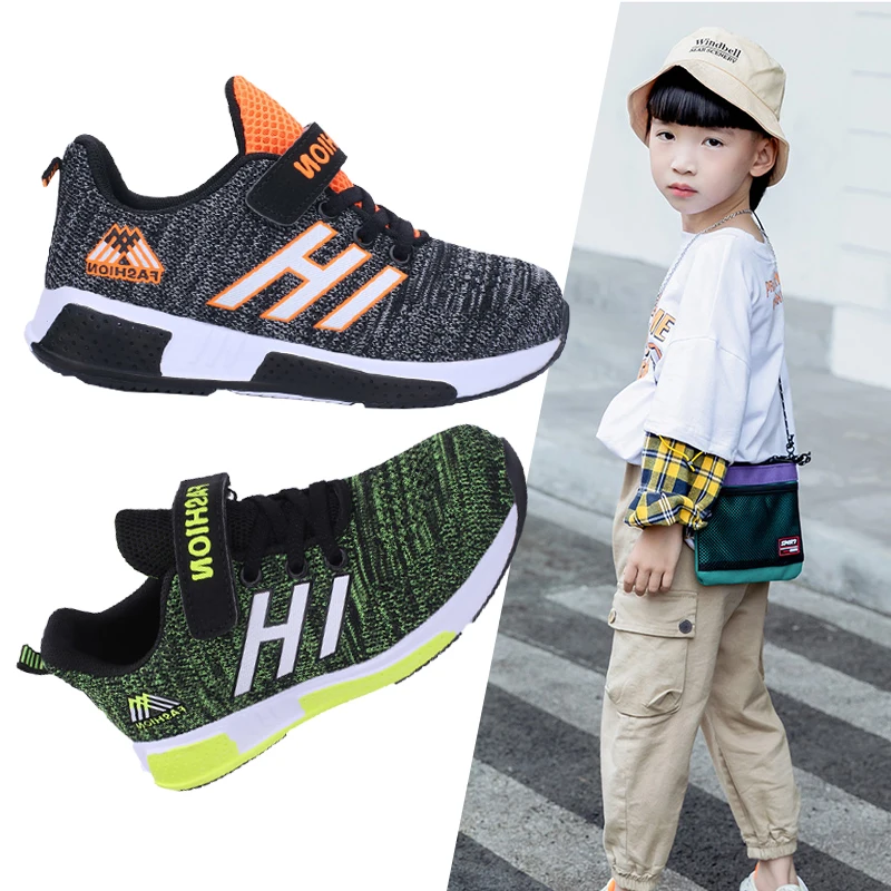 

PEAKING Boys Sneakers Children Mesh Breathable Sneaker Tenis Infantil Teenager Kids Non-slip Travel Outdoor Sport Shoes for Boys