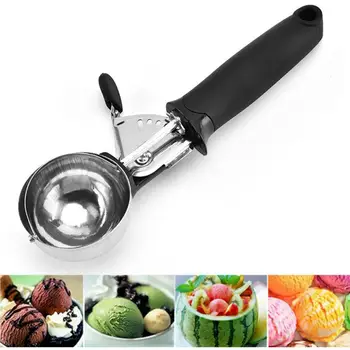 

New Lovely Ice Cream Watermelon Spoon Creative Dig Ball Fruit Scoop practical Kitchen accessories Supplies Drop Shipping