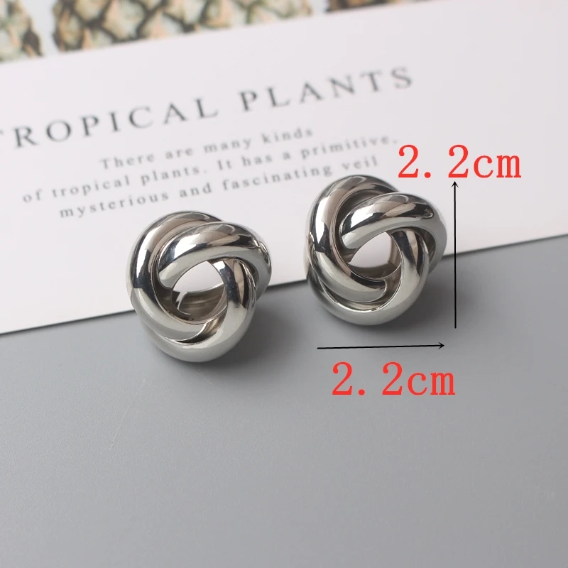 Women's Minimalist Earring | Minimalist Knot Earrings