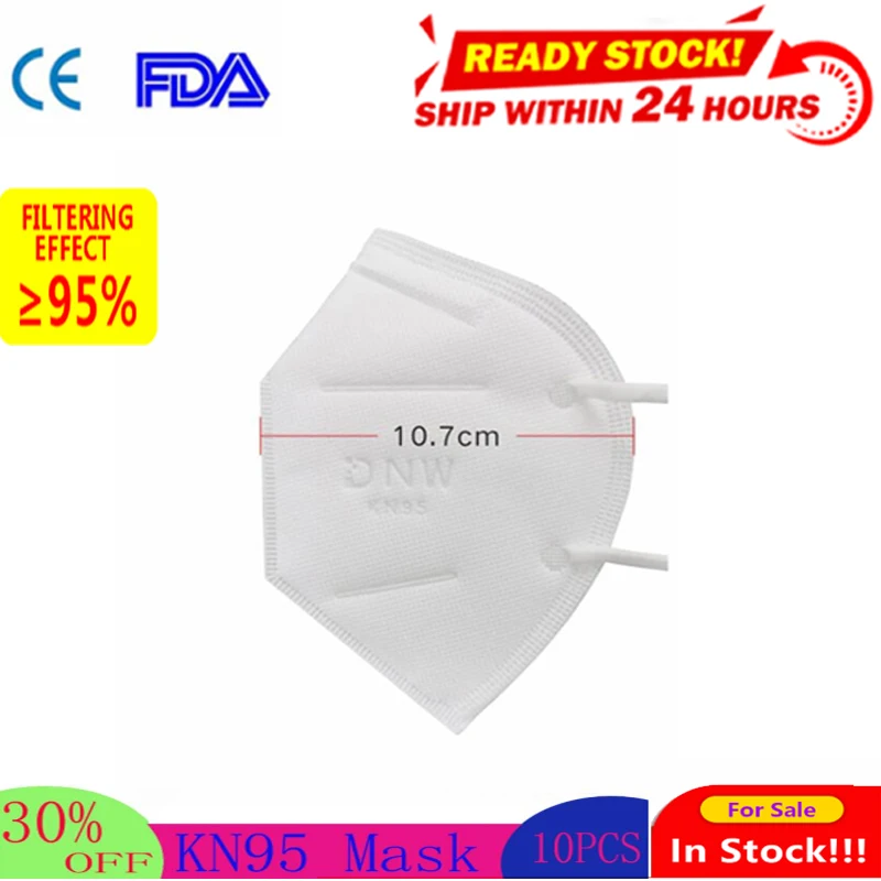

5/10/20pcs KN95 5 Layers Mask N95 Masks Particulate Respirator PM2.5 Protective Safety Same As KF94 FFP2 FFP3 KF94
