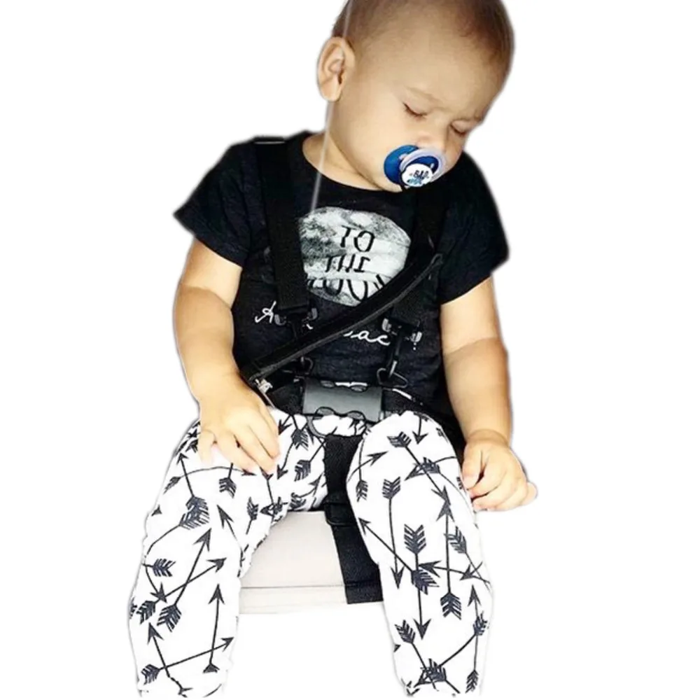 Новинка 2020 летний комплект одежды для маленьких мальчиков черная одежда