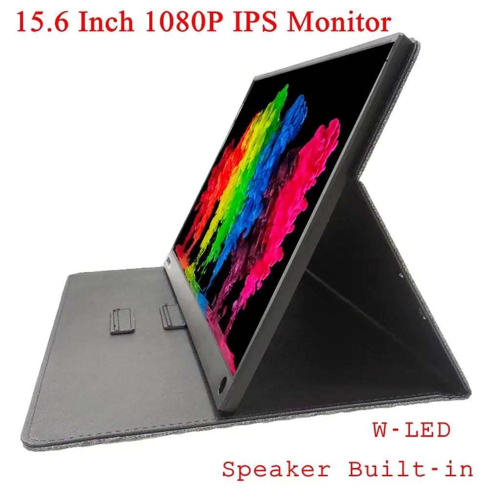 

NEW 15.6 inch Portable Ultrathin 1080P IPS HD Monitor USB Type C Dispaly for laptop phone for XBOX Switch and PS4