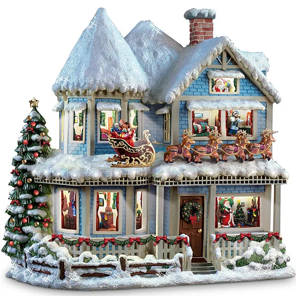 5D Diamond Drawing Christmas Tree Rotating Sculpture Train Decorations Paste pegatinas Xmas Decor for Home | Дом и сад