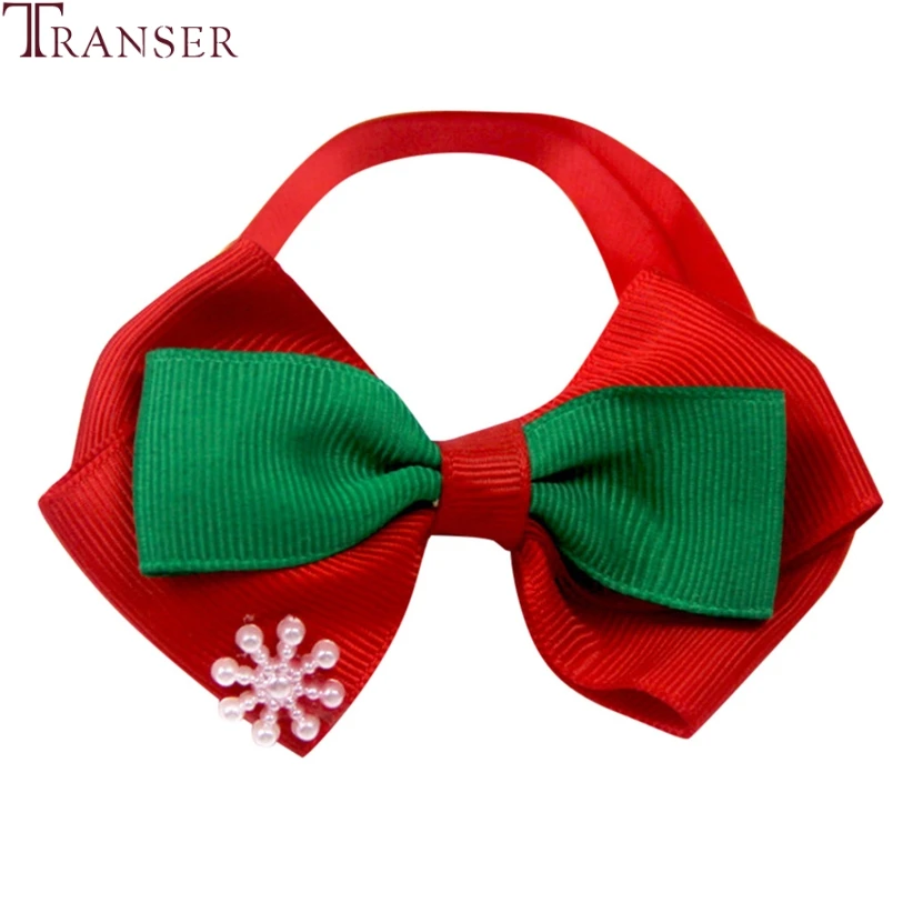 Transer 10pcs/lot Adjustable Christmas Pet Dog Bowties Cat Neck Ties Holidays Bow Tie Collar Groomings Pet Products 9107