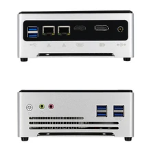 Topton novo portátil mini computador 10nm intel core i7-1065G7 i5-1035G4 computador desktop win10 linux 2 * ddr4 2 * m.2 nvme hdmi dp duplo 4k