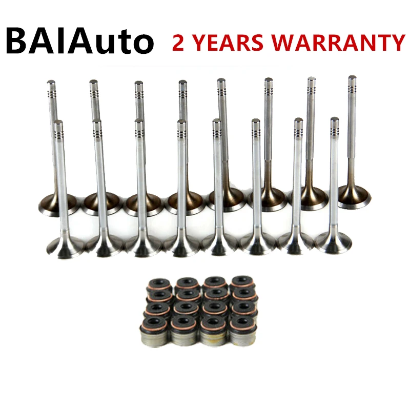 036109601 036109611 Engine Valve Stem Intake Valve Exhaust Valve Set