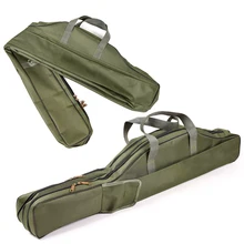 Удочка переносная Ткань Оксфорд Складной Холст Удочка шестерни Чехол Органайзер 100 см/150 см ENA88