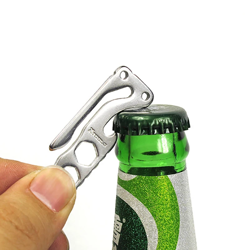 

Outdoor Multifunctional Buckle Pocket Key Chain EDC Mini Tool Bottle Opener Hexagon Wrench Camp Hiking Tool Portable Tools