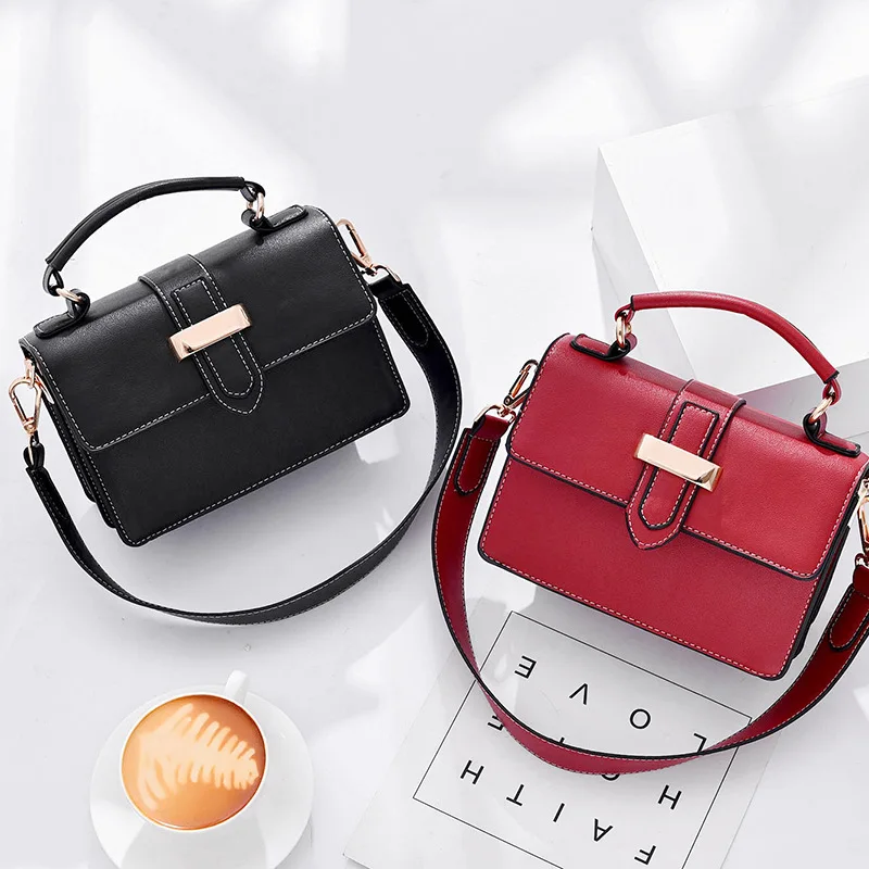

2020 New Style Trend Bag Women's Simple bai da xiao Square Bag GIRL'S Korean-style Fashion Shoulder