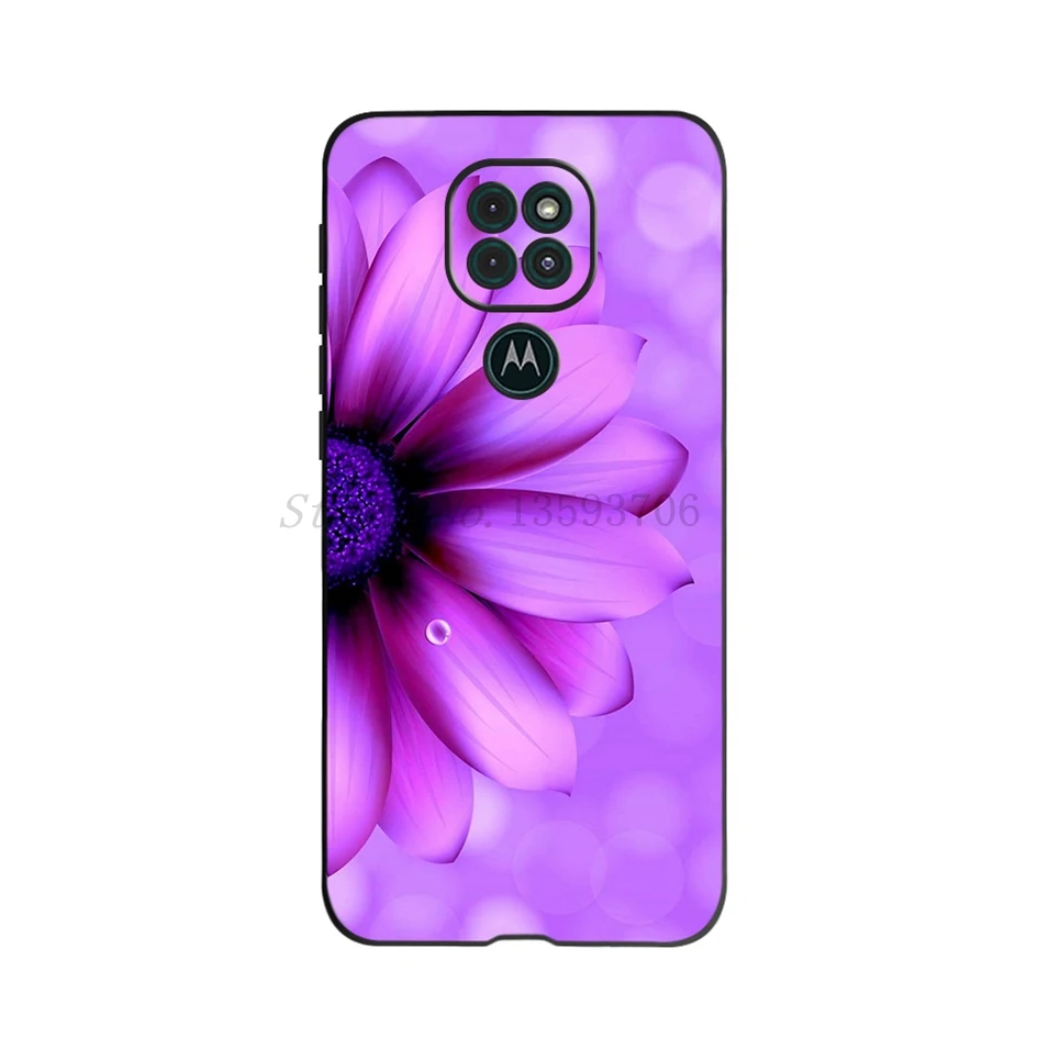 Floral Printed Soft Silicone Phone Cover