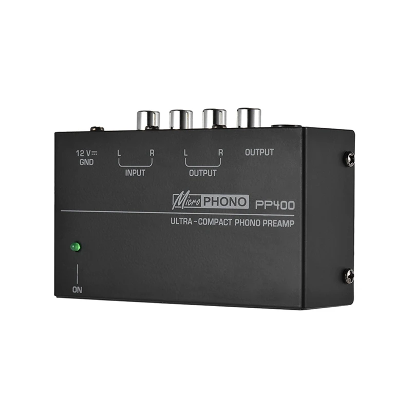 Ультракомпактный Phono предусилитель с Rca 1/4 дюйма ТРС интерфейсы предварительно