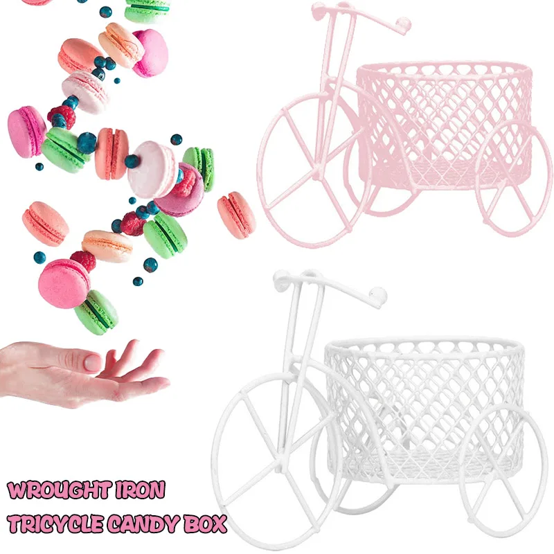 

Candy Cart Candy Rack Home Decor Exquisite Candy Box Tricycle Shape Festival Kids Creative