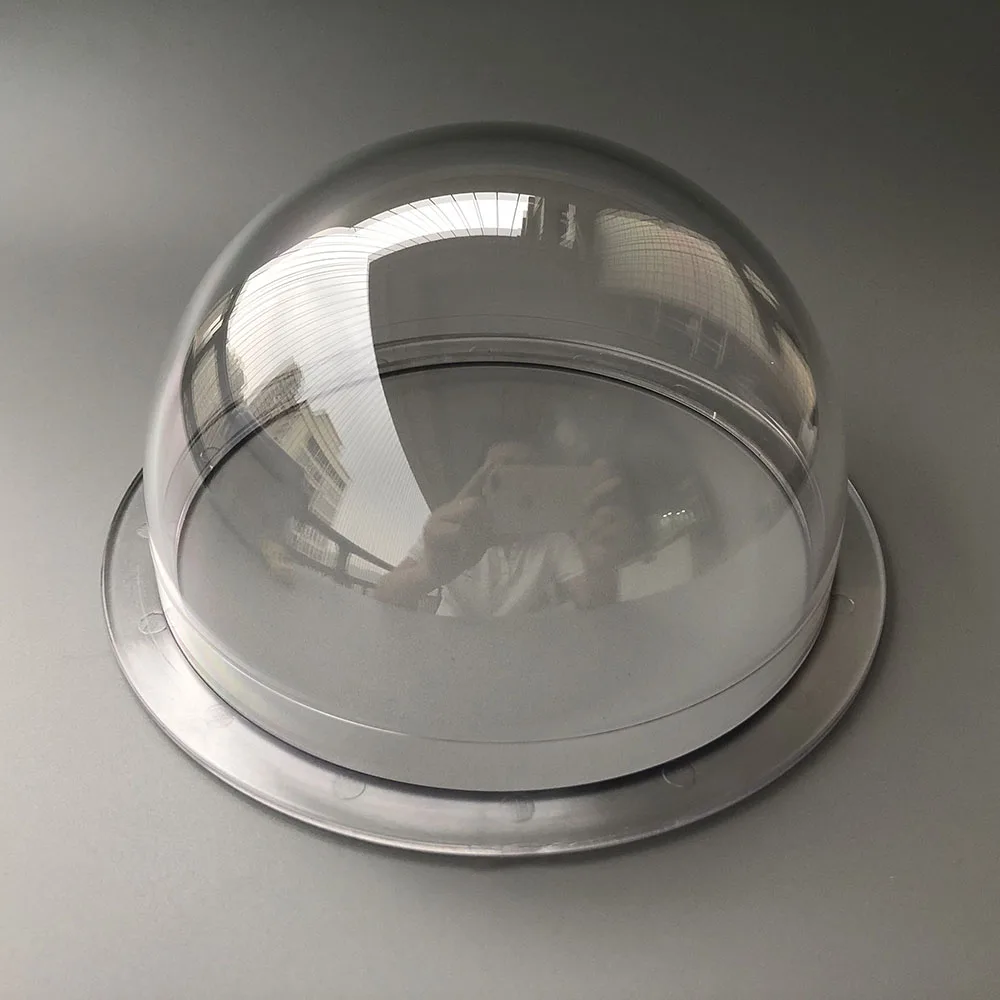 180x93.4mm 7inch Polycarbonate Indoor Outdoor Dome Cover Clear Vandal-proof Waterproof CCTV Security Surveillance Camera Housing