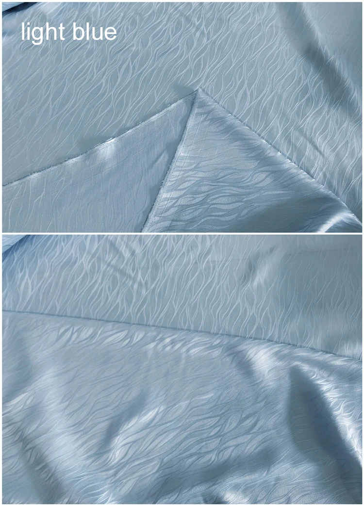 light blue 100 см* 114 см водного переплетения шелковая ткань 3d jacaurd креп шелк вискоза Шармез - Цвет: light blue