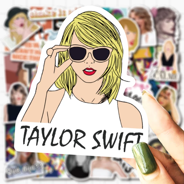 10/30/50/100pcs Singer Alison Swift Taylor Sticker Folk Song Decals  Graffiti Guitar Phone Laptop Album Folklore Sticker Packs