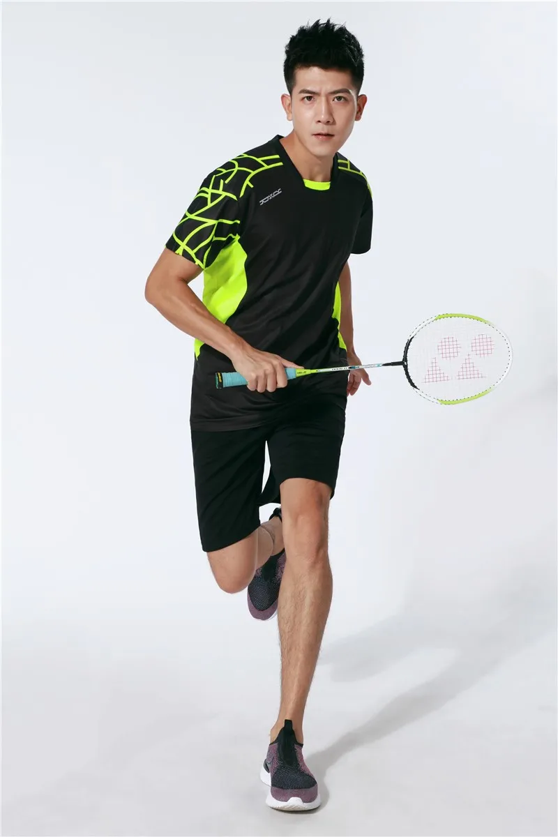 HOWE AO стиль дышащая футболка для бадминтона для мужчин быстросохнущая теннисная футболка с коротким рукавом для мужчин спортивная одежда