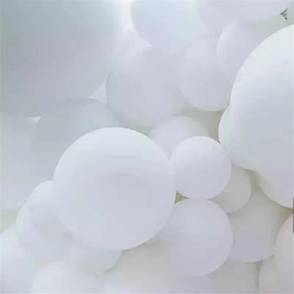 12" Helium Quality Plain White Balloons Baloons  Wedding Party Decorations 