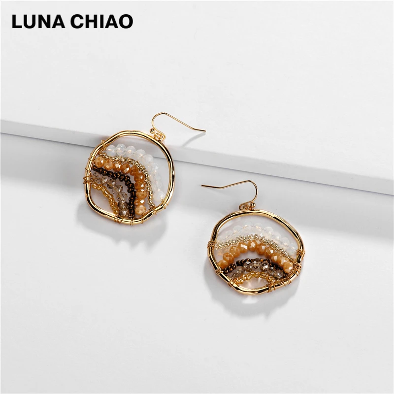 Серьги-подвески LUNA CHIAO ручной работы в стиле бохо | Украшения и аксессуары