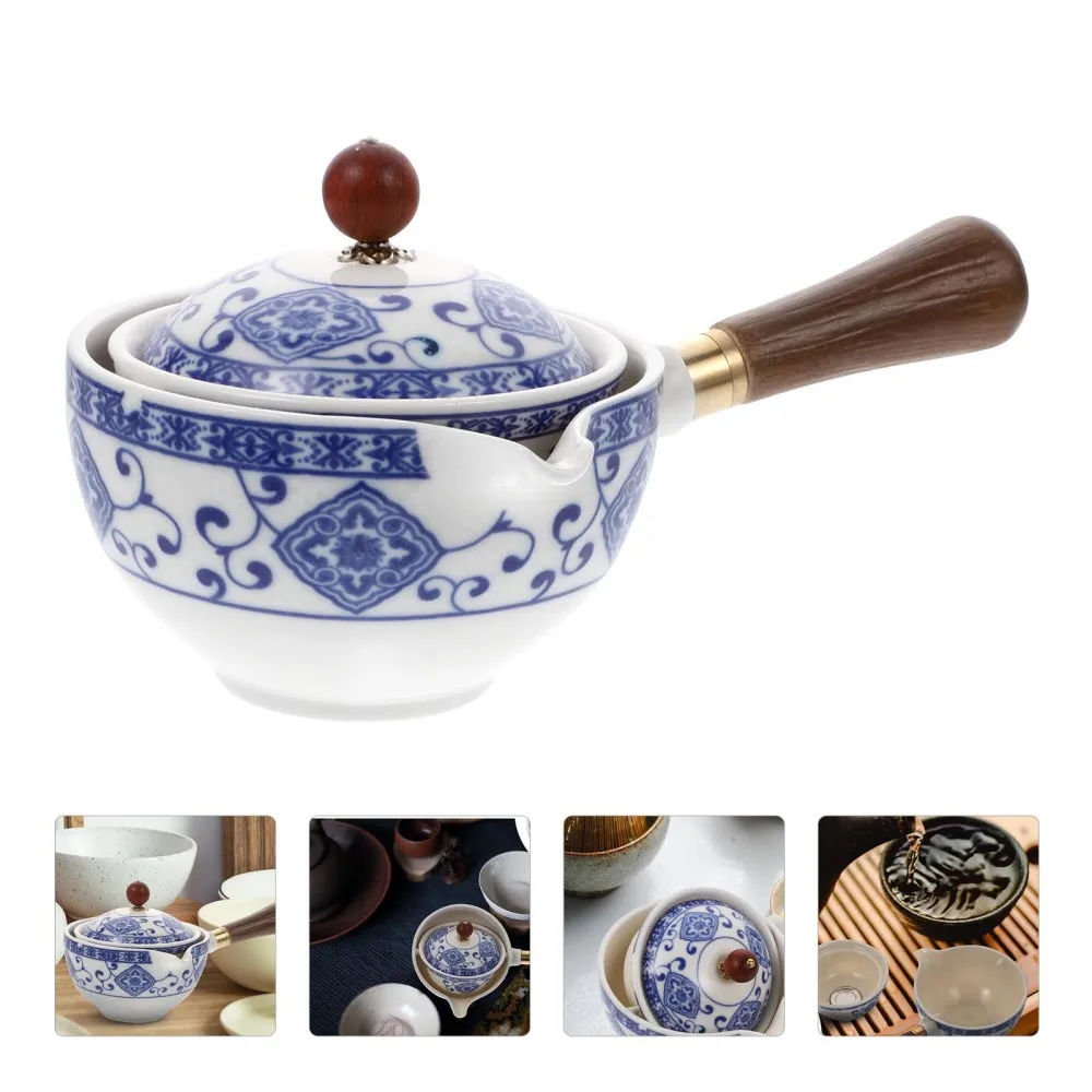 Blue and white porce