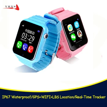 

1.54'Screen IP67 Waterproof Smart Kids GPS Safe Anti-Lost Monitor Camera Watches Facebook Whatsapp SOS Call Location Tracker