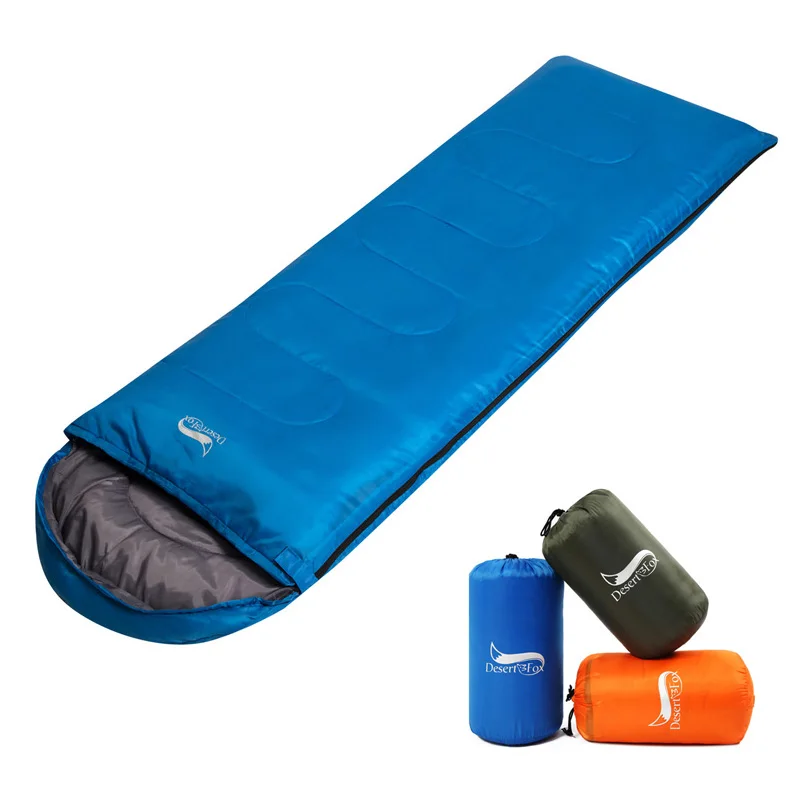 

Outdoor Camp Sleeping Bags Camping Hiking Sleeping Bag Ultralight Spring Autumn Envelope Rectangular Bag 220CM X 70 Waterproof