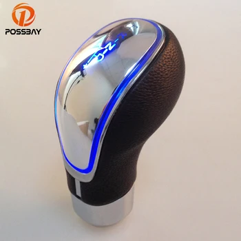

POSSBAY Universal 5/6 Speed Touch Activated Sensitive Car Manual MT Gear Shift Knob Colorful Shifter Gear Stick Shift Lever Knob