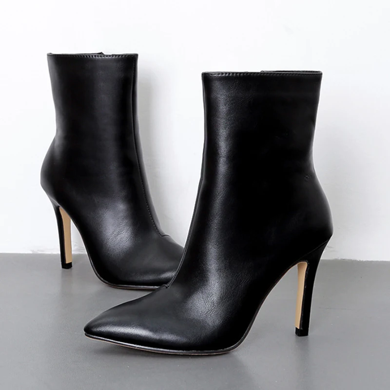 

Boots high quality zipper high heel boots large size sexy boots new autumn and winter ladies sexy boots high heels warm plush