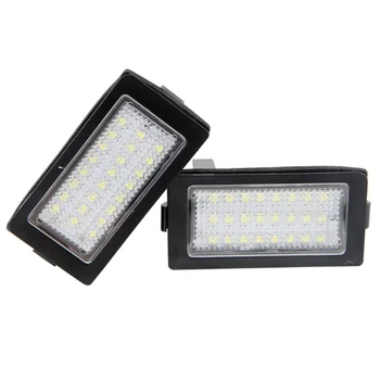 

Car LED Lights Replacement Set White License Plate Lamps For BMW E38 1995-2001 Practical