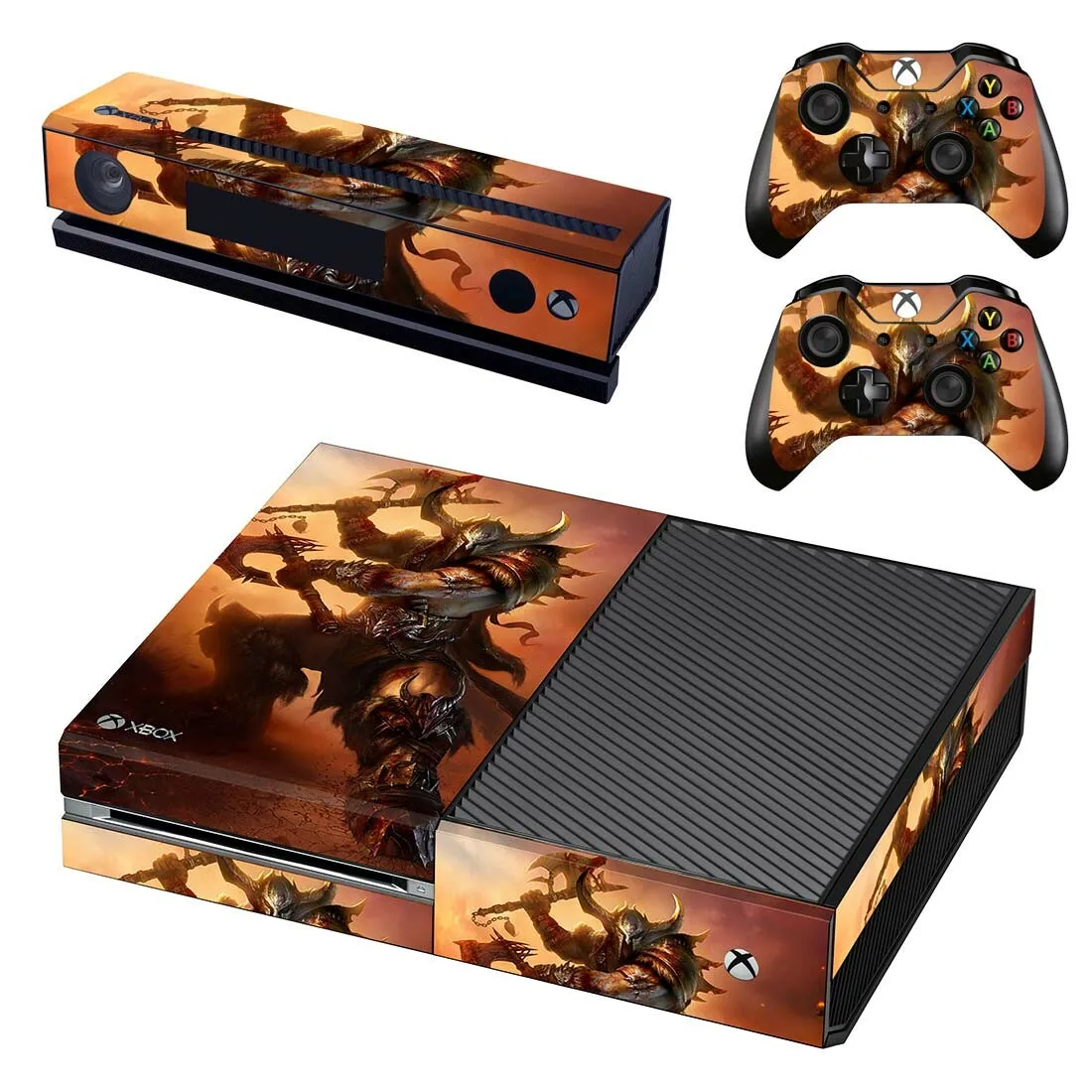Наклейка s Diablo для xbox one, виниловые наклейки для кожи, наклейки Pegatinas Adesivo для xbox one, консоль Kinect, два контроллера