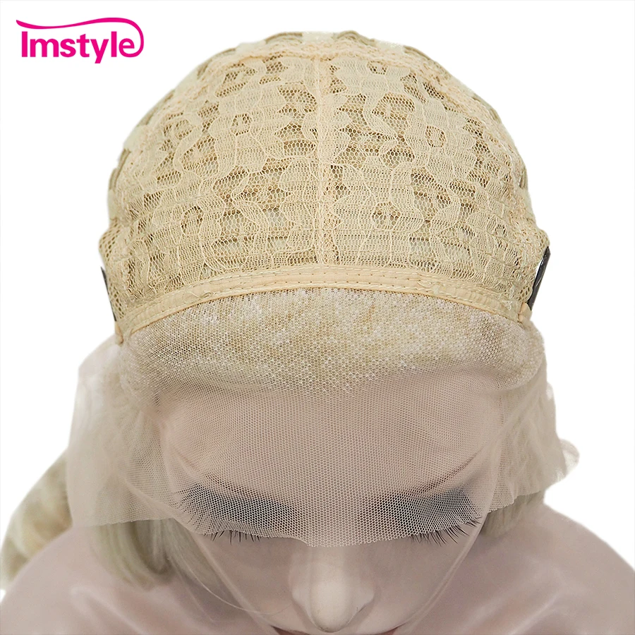 Imstyle Synthetic Lace Front Wig Tinsel Wig Multicolor Blonde Orange Heat Resistant Fiber Glitter Hair Party Long Wigs for Women