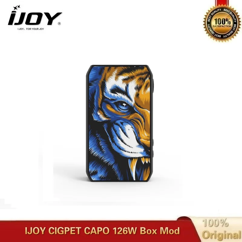 Электронная сигарета IJOY Cigpet Capo 126 Вт коробка мод Питание от двух батарей 18650 против Drag 2 Dovpo M VV Vape моды