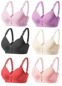 

Super Push Up Deep V Bra Women Sexy Lingerie 3/4 Cup Bralette Lace wireless Underwear Bras For Big Breast 34-46 bcd top bh C07