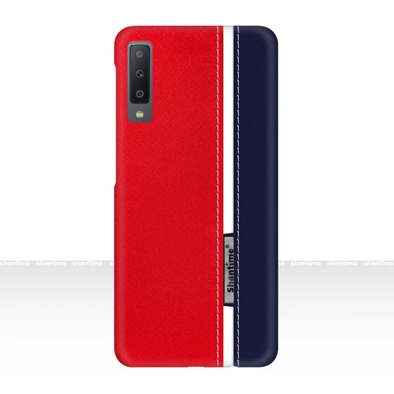 Чехол-книжка для samsung Galaxy Fold 5G SM-F900F, Модный Роскошный складной чехол из искусственной кожи, Мягкий защитный чехол для задней панели из ТПУ - Цвет: Красный