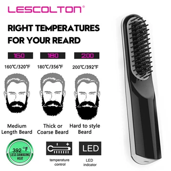 

portable wireless ceramic ion hair straightener electric Straight hair comb USB rechargeable lcd hair straightener brush 2 in 1