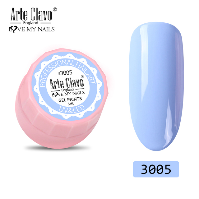 Clavo 5ML Painting Gel Nail Polish 72 Colors Gel Varnish Set For Manicure Top Base Coat Hybird Design of Nail Art Lacquer