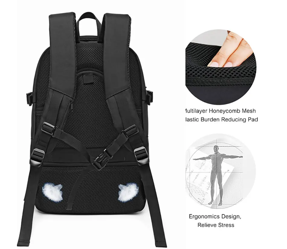 DIENQI тонкий рюкзак для ноутбука, мужской повседневный рюкзак, универсальные сумки, брендовый расширяемый мужской рюкзак, сумка для путешествий, высокое качество, рюкзак