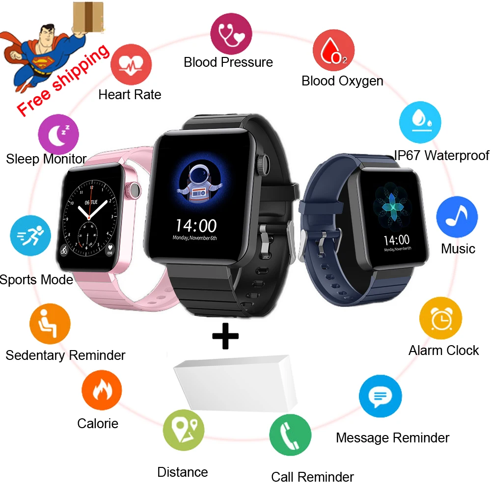 

2020 Smart-Watch M13 Luxury Men Women's Bracelet Digital Fitness Clock Touch Electronic Wrist Smartwatch For Apple