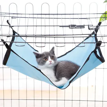 

Waterproof Cat Hammock Soft Hanging Bed Cat Mat Pet Cat Bed Comfortable Pet Cage Hammock for Cats