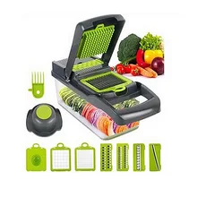 

New Multifunction Vegetable Cutter Kitchen Gadgets Garlic Press Steel Blade Potato Peeler Carrot Grater Kitchen Accessories