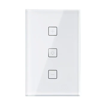 

118 style US Standard Smart WiFi Light Switch, Glass Touch Panel Wireless Remote Control switch,Timing Function No Hub Required