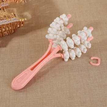 

Manual Lymphatic Massage Systemic Acupoint Foot Roller Massager Ball Cervical Vertebra Massage Wheel Women Health Care Tools