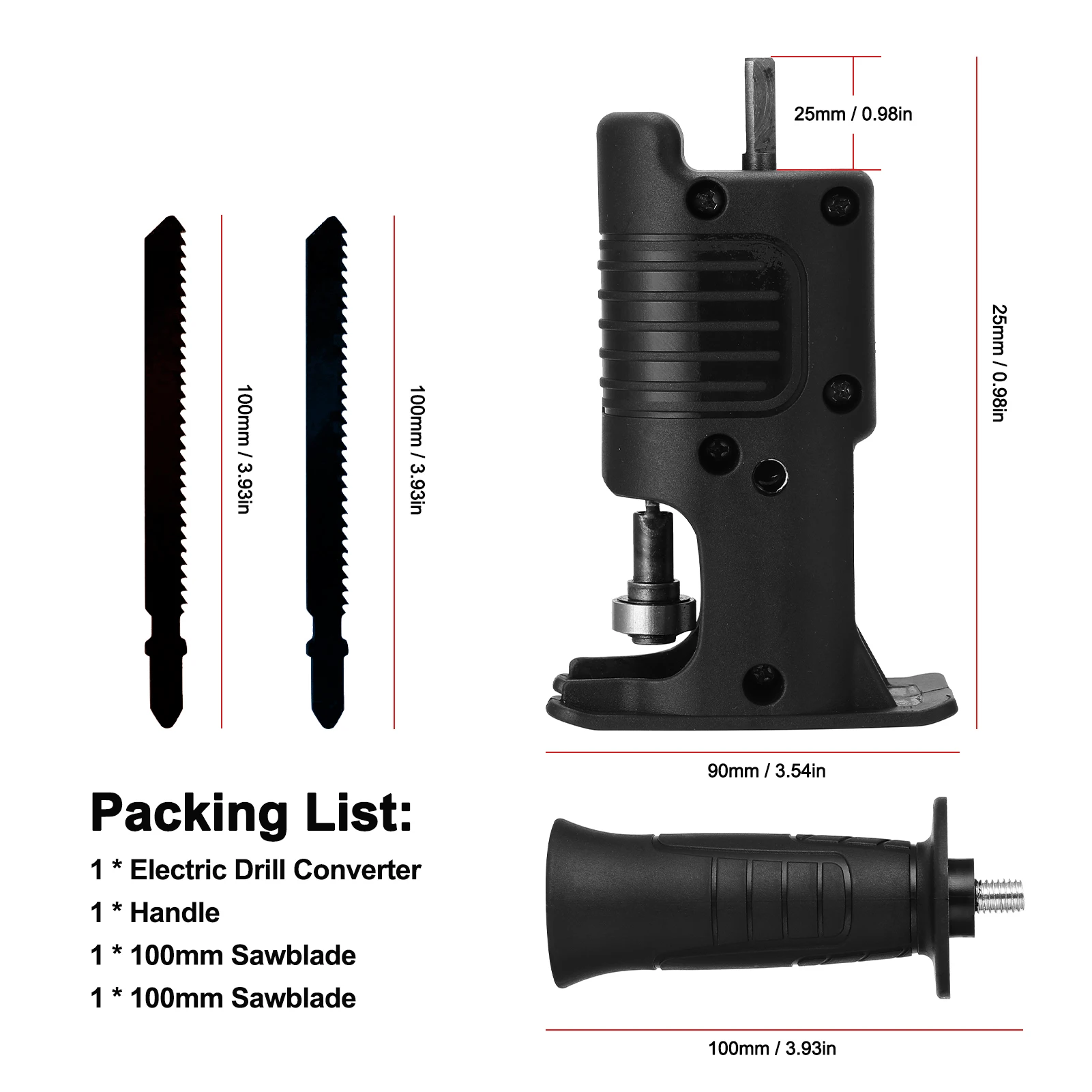 Electric Drill Modified To Electric Saws Reciprocating Saw Adapter Accessory Electric Saws Drill to Jig Saws Wood Cutting Tools 3