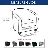1pc Stretch Club Chair Slipcover Armchair Cover Sofa Cover Tub Chair Furniture Protector Arm Chair Cover Couch Covers Home Decor 2
