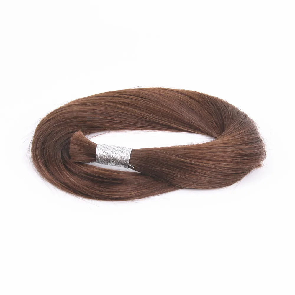 Different Color 100% Mchine Made Remy Human Hair Bulk