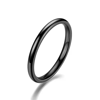 

New titanium steel ring combination can be stitched tide pair of two-in-one fashion ring ring combination can