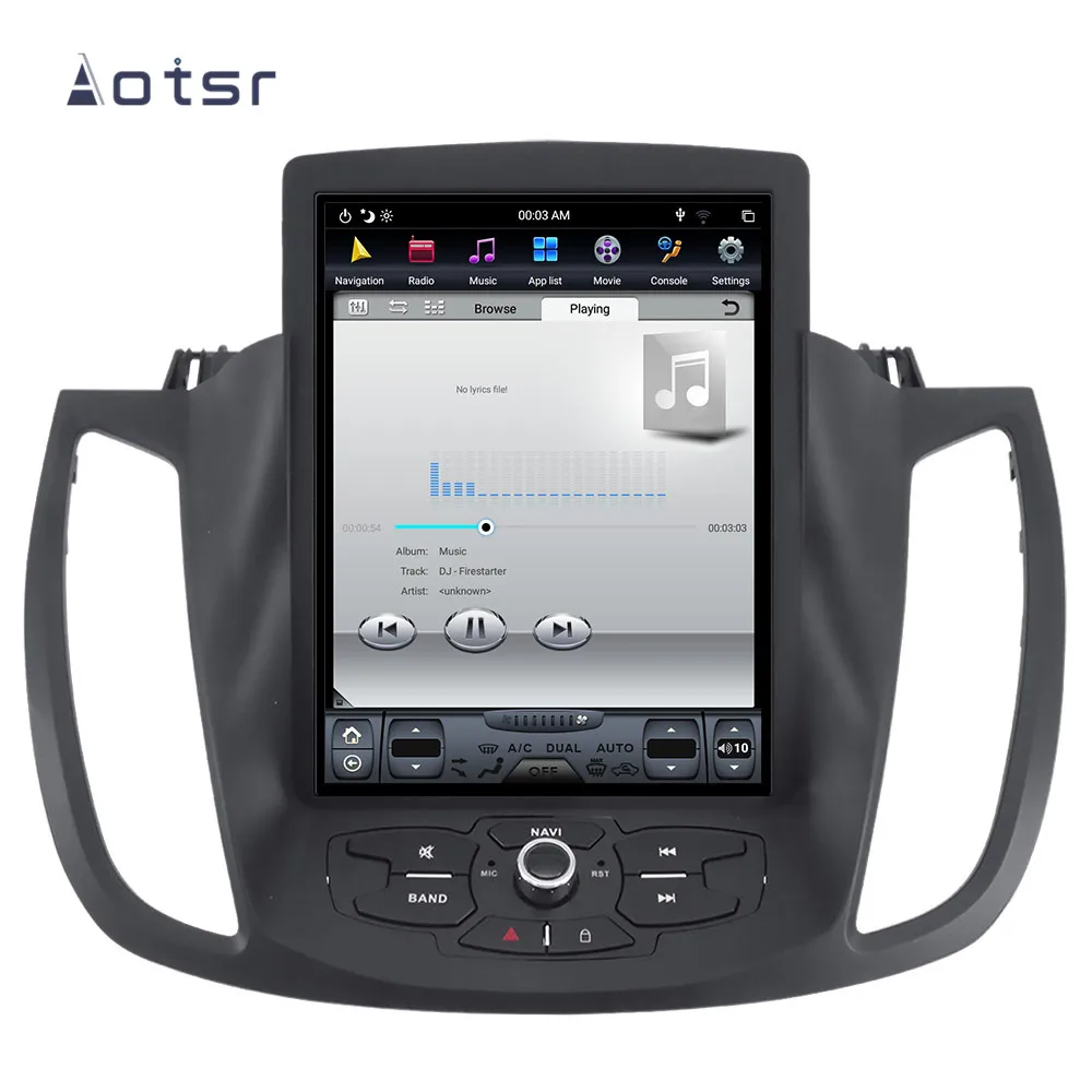 Android 9 Tesla стиль автомобильный CD-плеер gps навигации для Ford Kuga ESCAPE 2013- Авто Радио Стерео головное устройство мультимедийный плеер