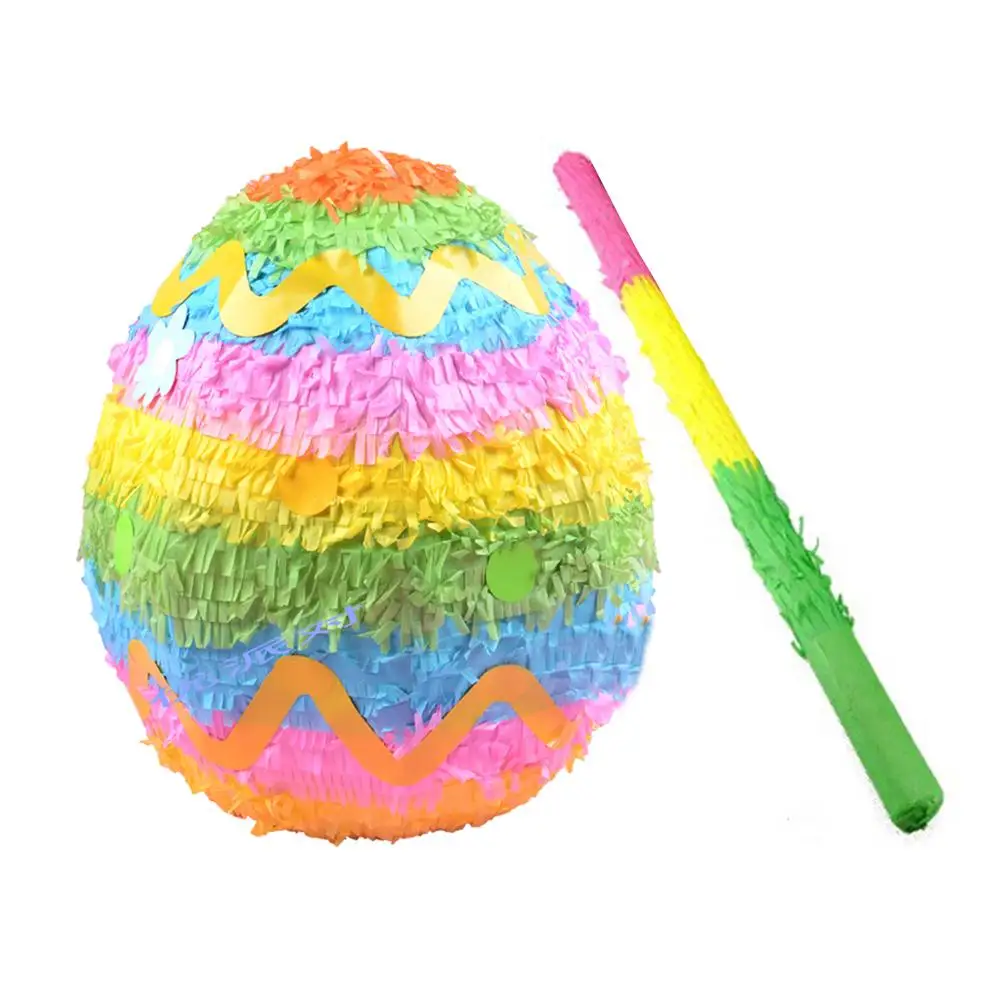 Pinata Easter Eggs Games Props Candy Snack Storage Egg Toys Party Supplies for Children's Birthday Party